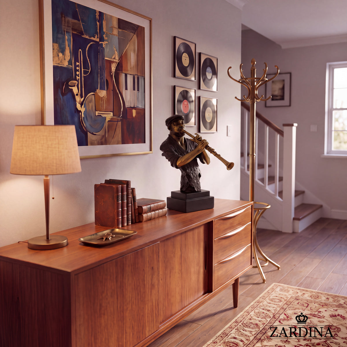 "The Static Solo" - Jazz Clarinetist Art Sculpture