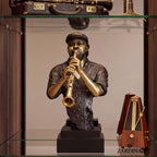 "The Static Solo" - Jazz Clarinetist Art Sculpture