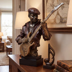 Strings of Passion - Guitarist Art Sculpture