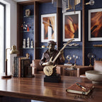 Strings of Passion - Guitarist Art Sculpture