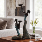 Tee-Sanga Candle Holders - Art Sculpture