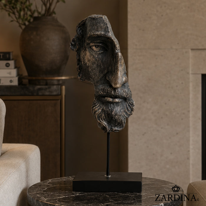 Split Perception - Head Sculpture