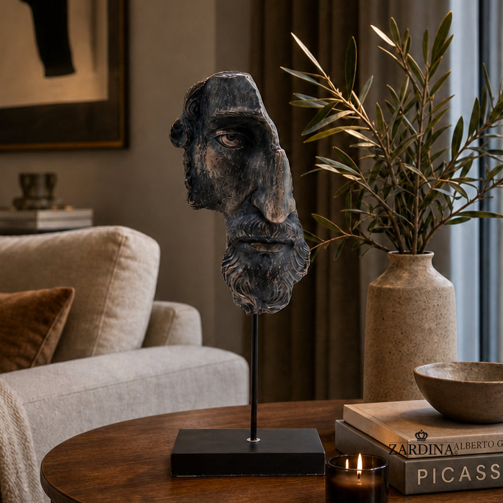 Split Perception - Head Sculpture