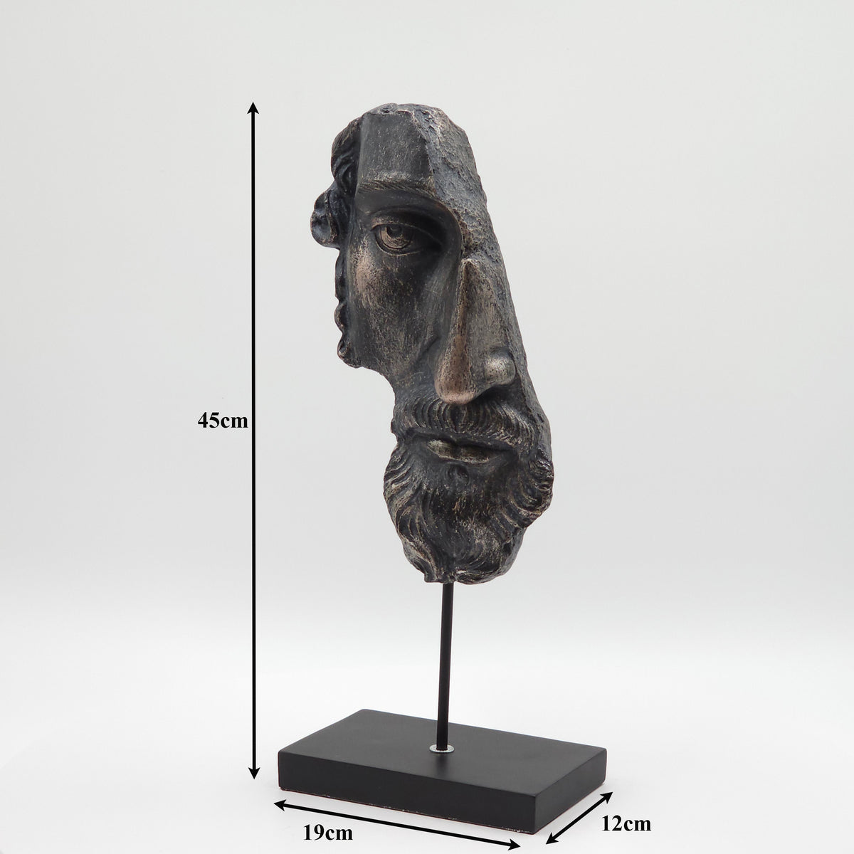 Split Perception - Head Sculpture