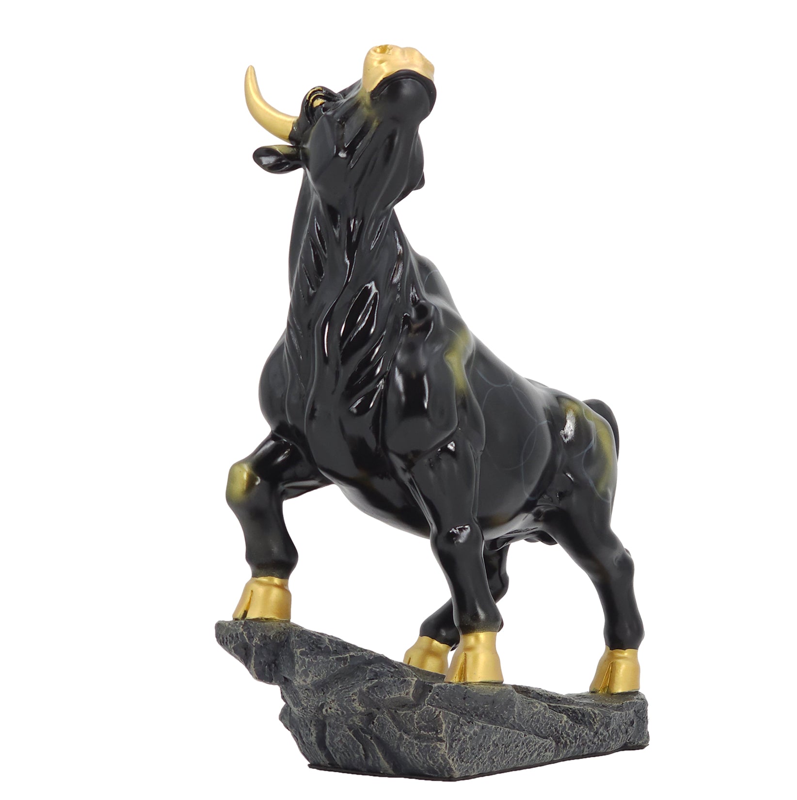 Black Bull of Fortune Art Sculpture Ornament statue Interior Décor