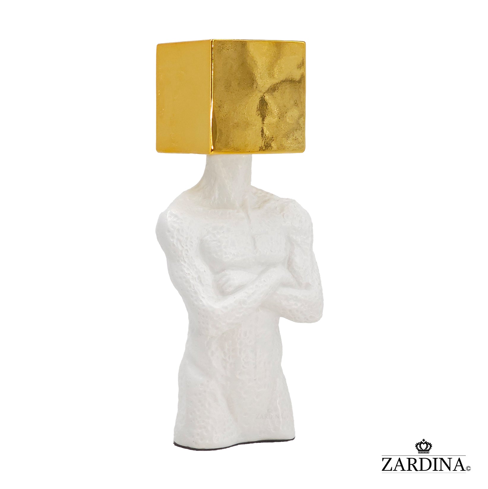 The Cube Man Art Sculpture Ornament statue Décor