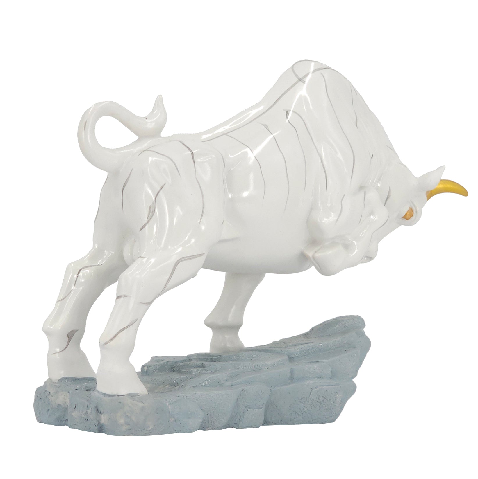 Bull In The Ring Art Sculpture Ornament statue Interior Décor