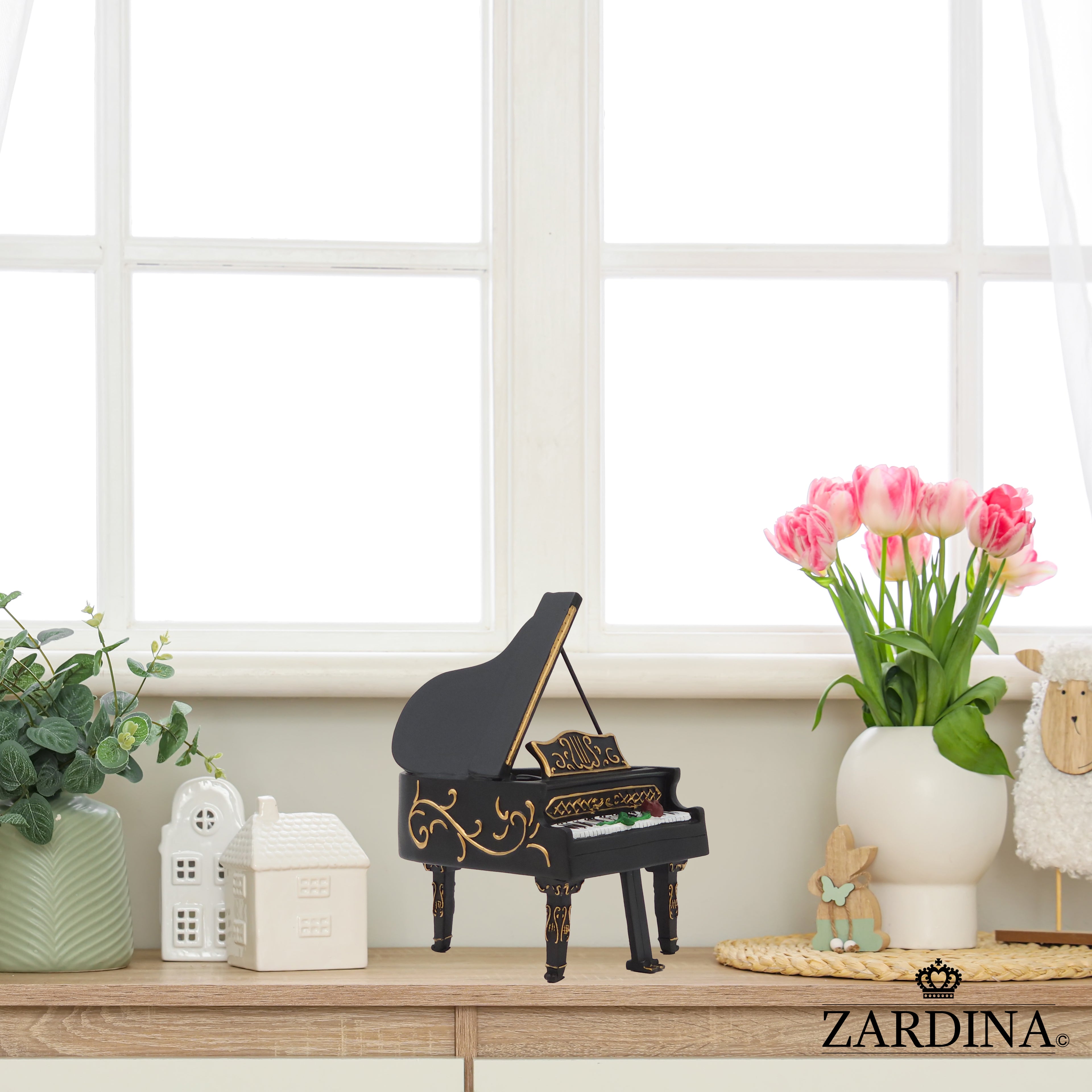 Mini Piano Peggy Bank - Art Sculpture