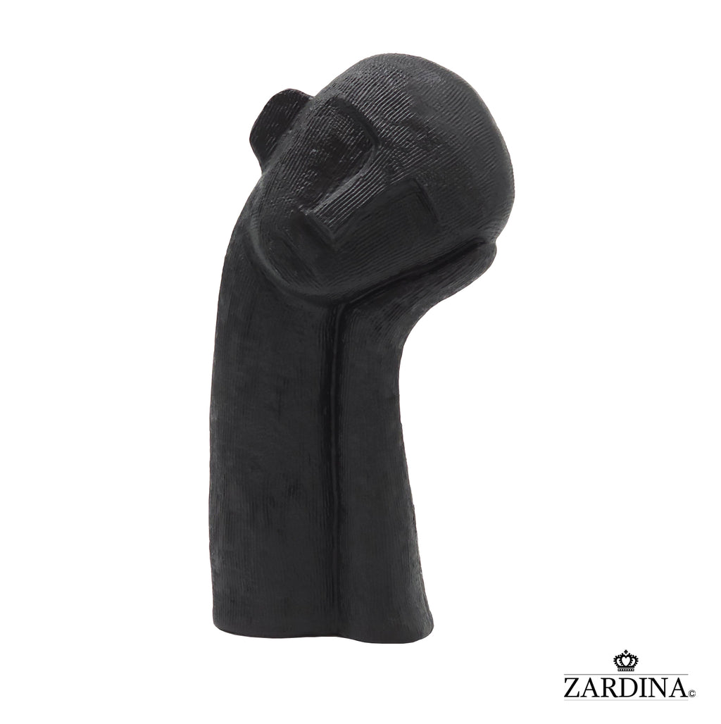 Lazy Man Art Sculptures Figurines Interior Décor (White)