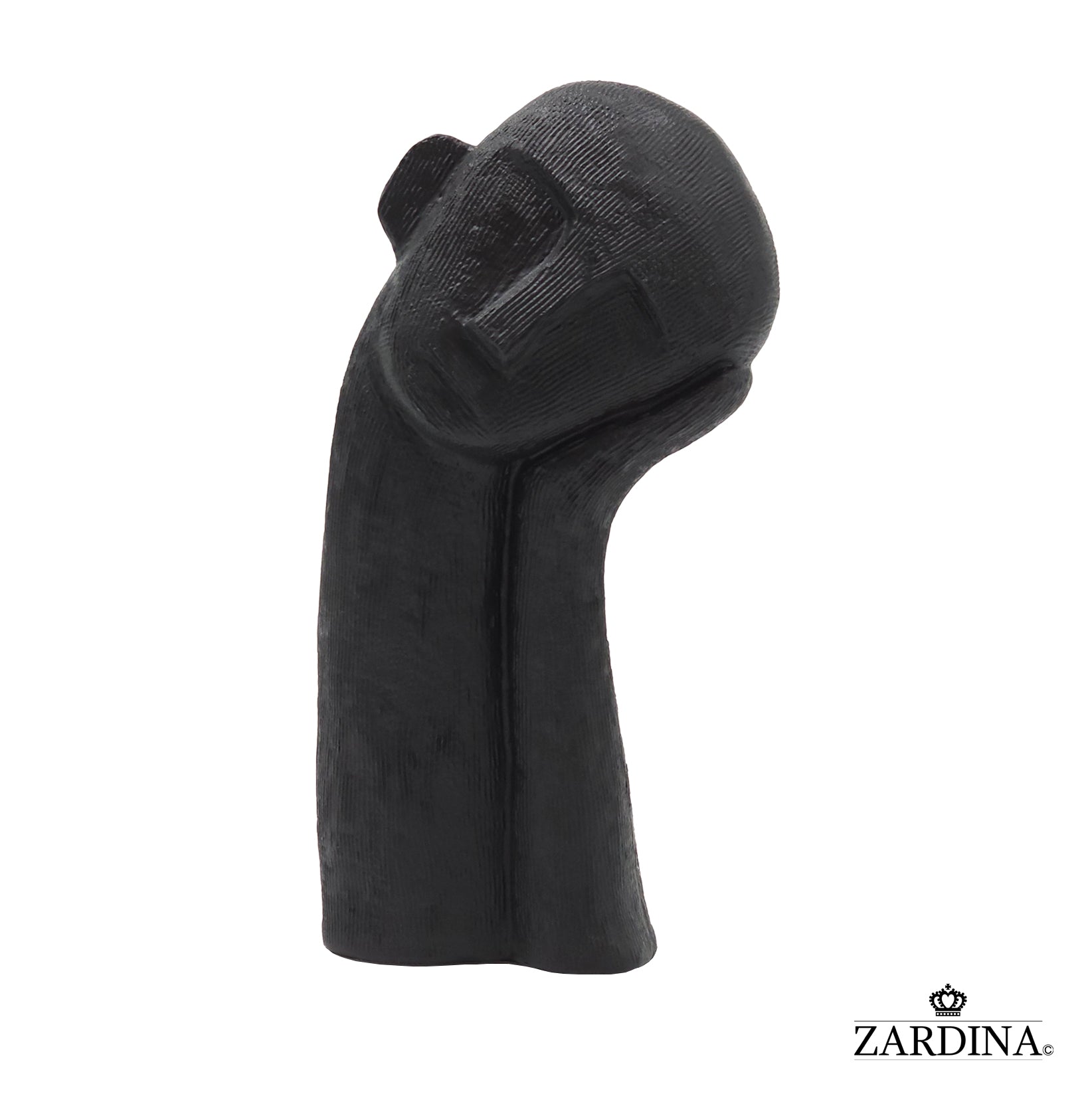Lazy Man Art Sculptures Figurines Interior Décor (White)