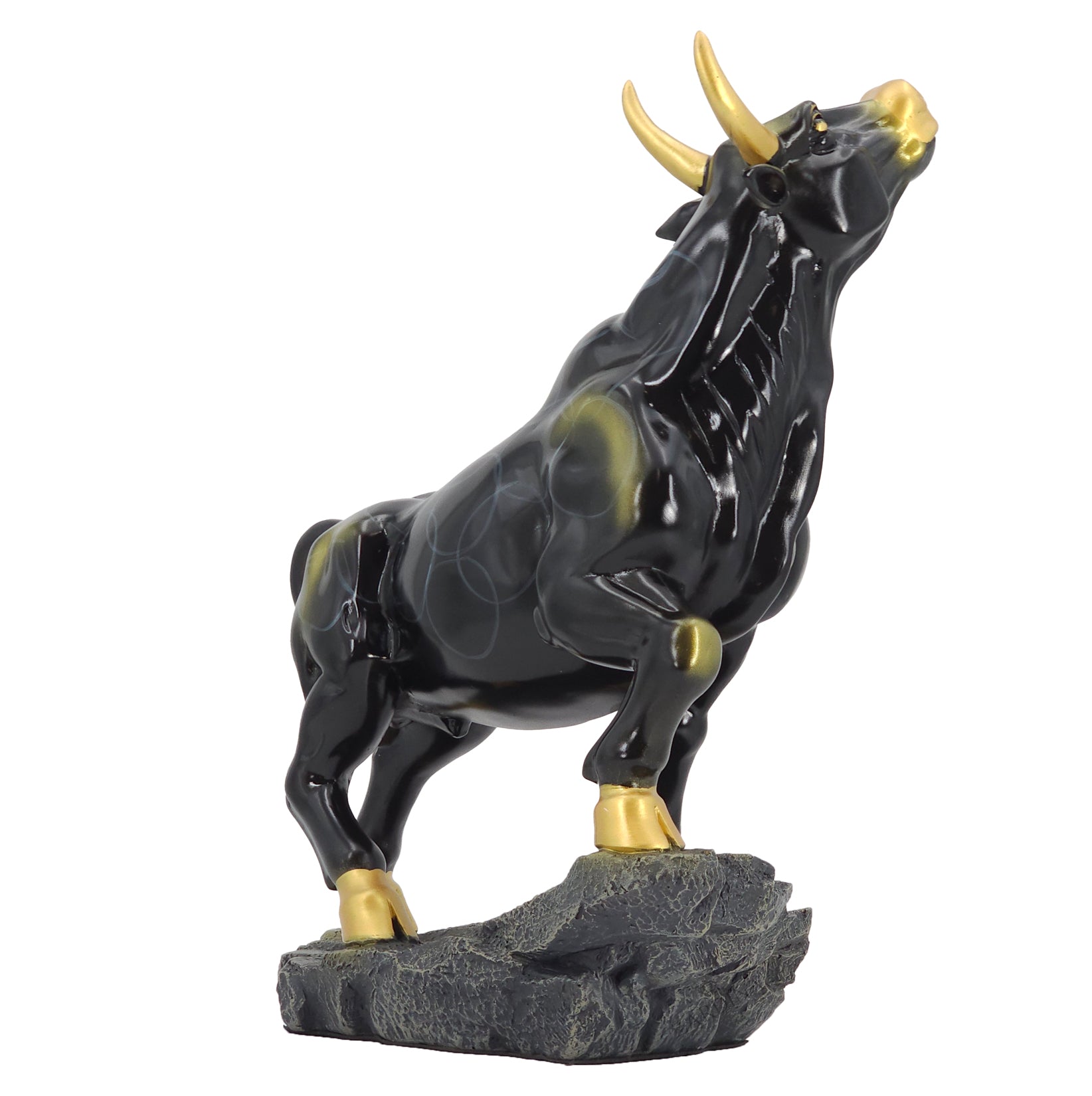 Black Bull of Fortune Art Sculpture Ornament statue Interior Décor