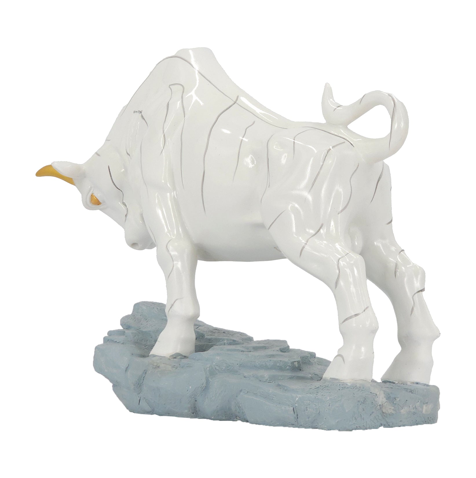 Bull In The Ring Art Sculpture Ornament statue Interior Décor