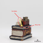 Mini Bookkeeper's Secret Piggy Bank - Art Sculpture