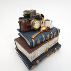Mini Bookkeeper's Secret Piggy Bank - Art Sculpture