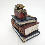Mini Bookkeeper's Secret Piggy Bank - Art Sculpture