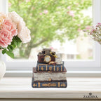 Mini Bookkeeper's Secret Piggy Bank - Art Sculpture