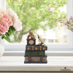 Mini Bookkeeper's Secret Piggy Bank - Art Sculpture