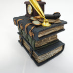 Mini Bookkeeper's Secret Piggy Bank - Art Sculpture