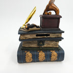 Mini Bookkeeper's Secret Piggy Bank - Art Sculpture