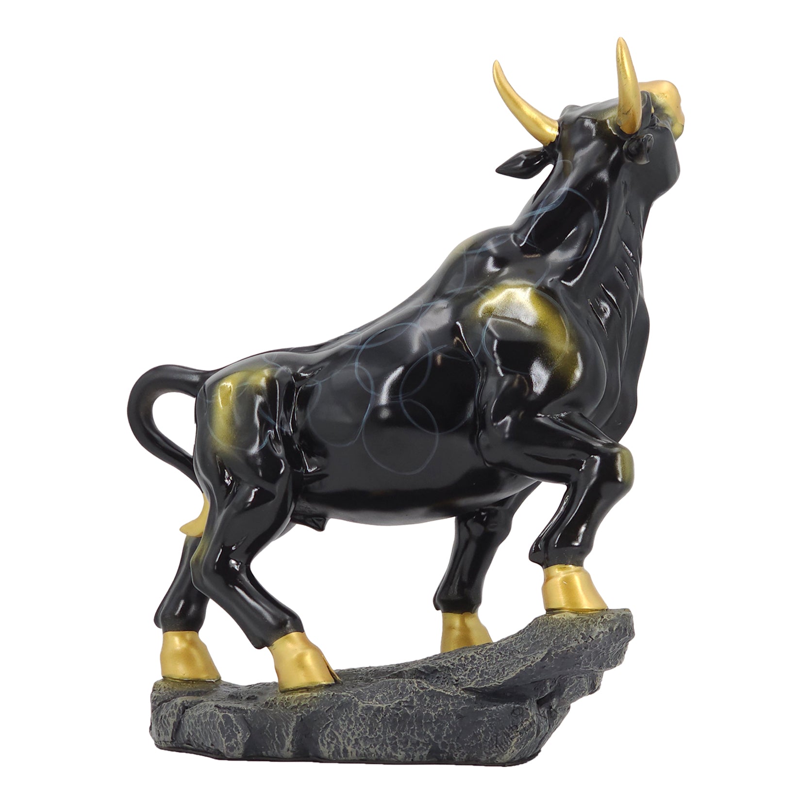 Black Bull of Fortune Art Sculpture Ornament statue Interior Décor