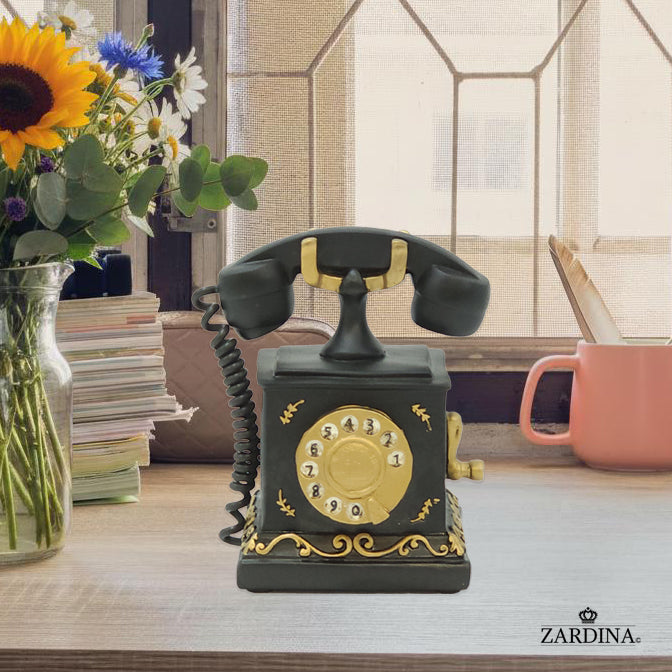 Penny Receiver Rotary Telephone Piggy Bank