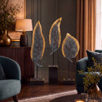 Egyptian Majesty Teal & Gold Palms Set