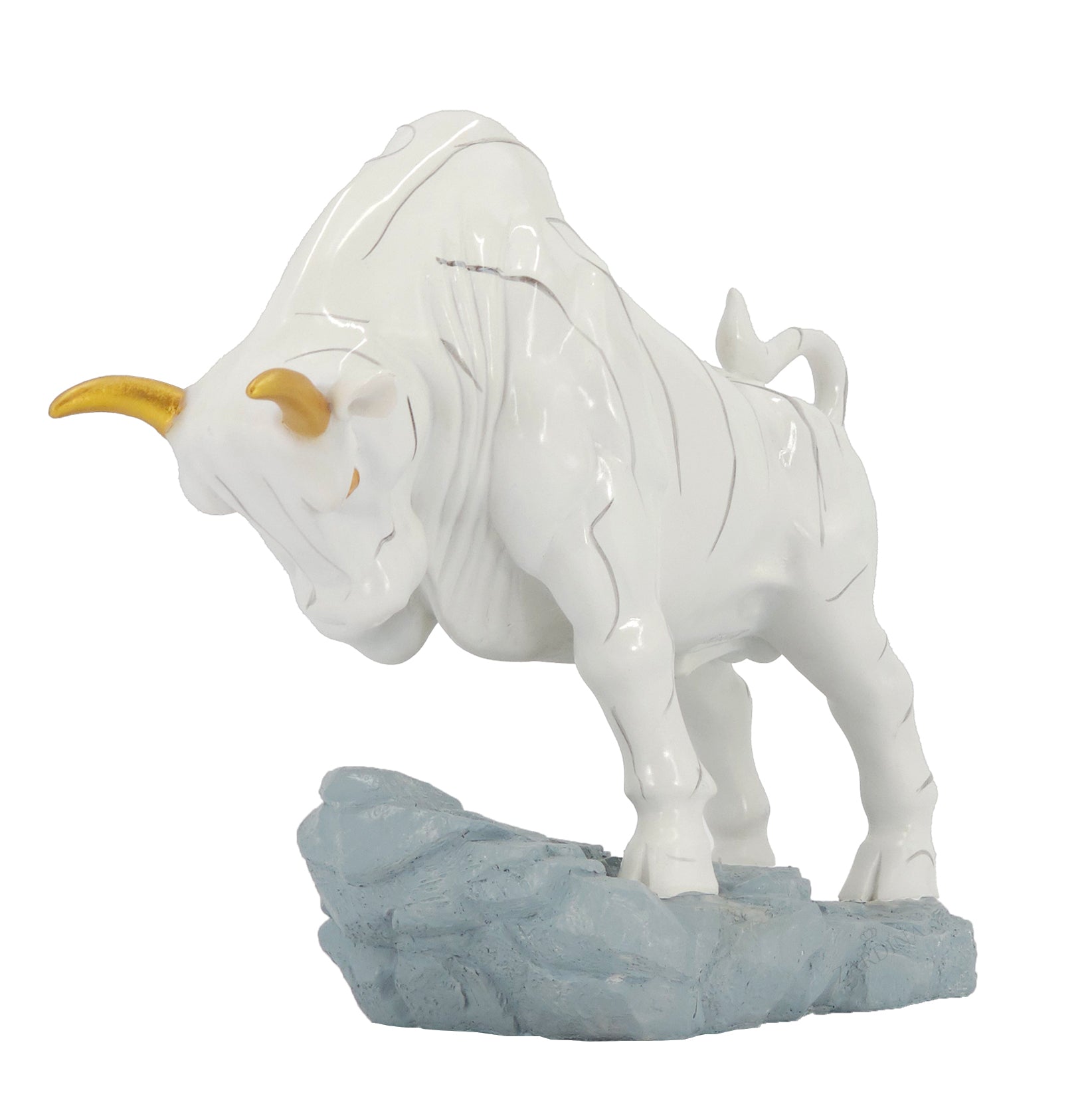 Bull In The Ring Art Sculpture Ornament statue Interior Décor