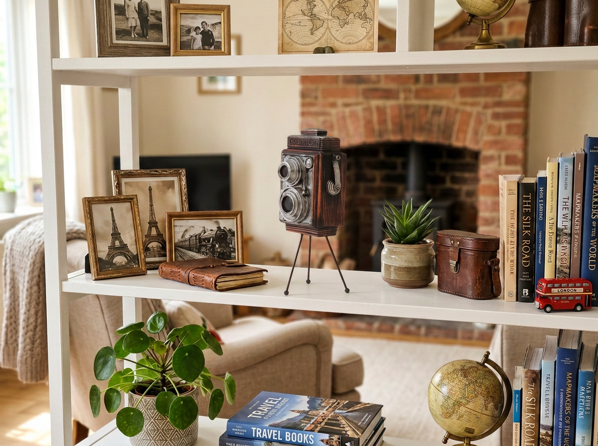 Classic Twin-Lens Reflex (TLR) Camera Art Sculpture