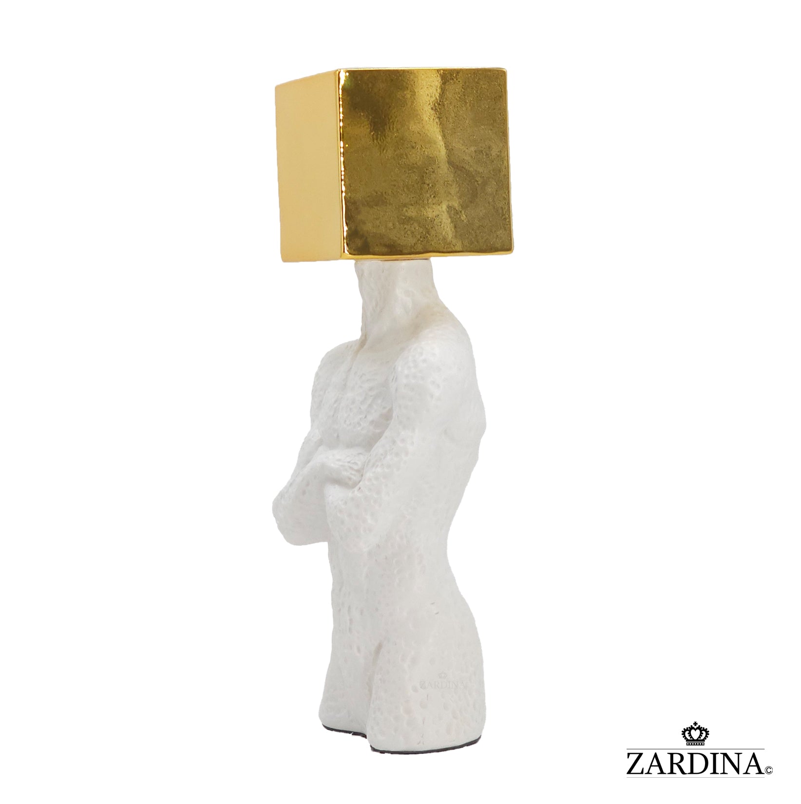 The Cube Man Art Sculpture Ornament statue Décor