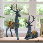 Nordic Midnight Reindeer