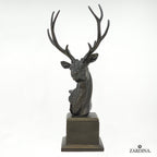 Highland Stag Head Art Sculpture