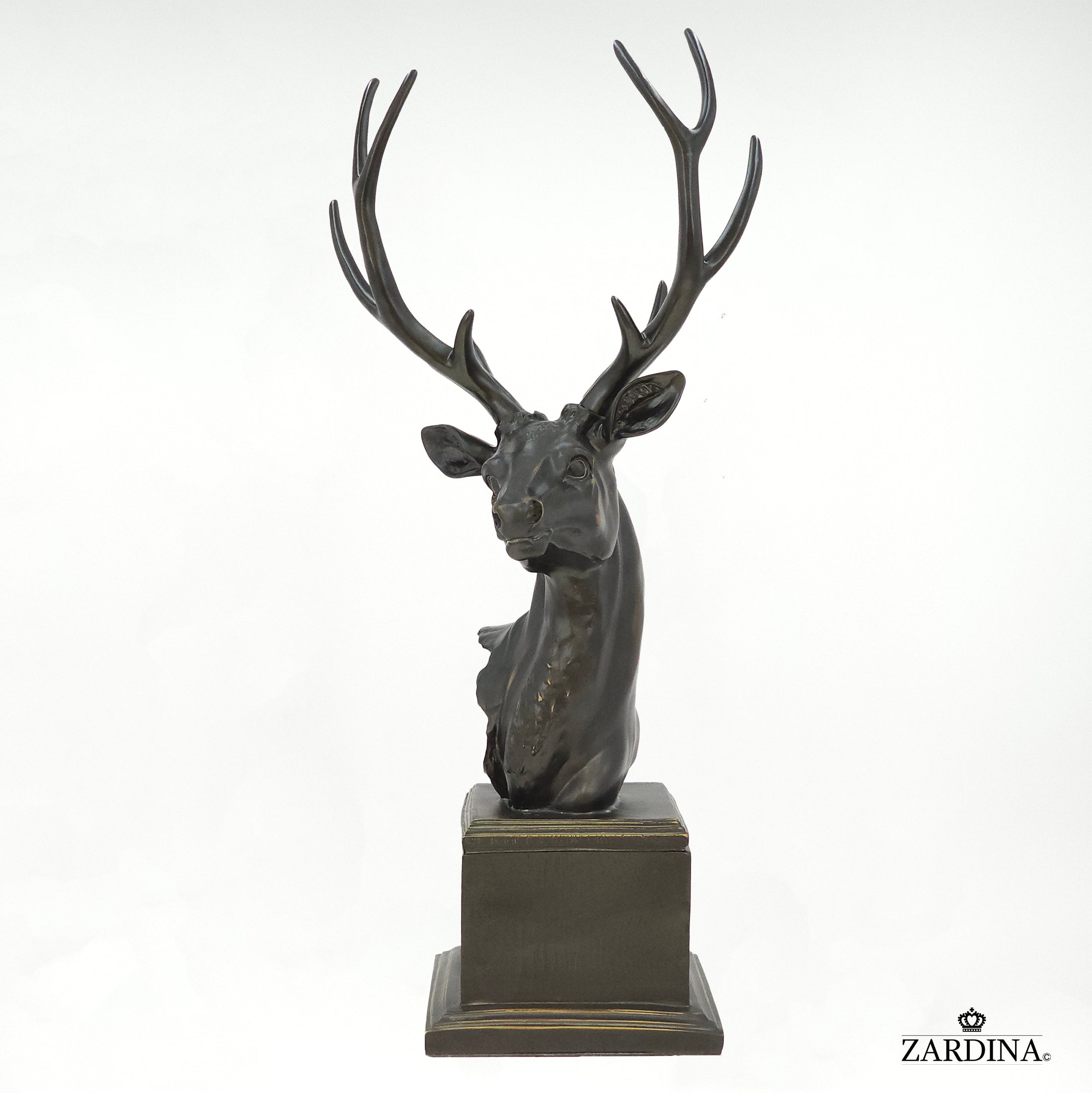Highland Stag Head Art Sculpture