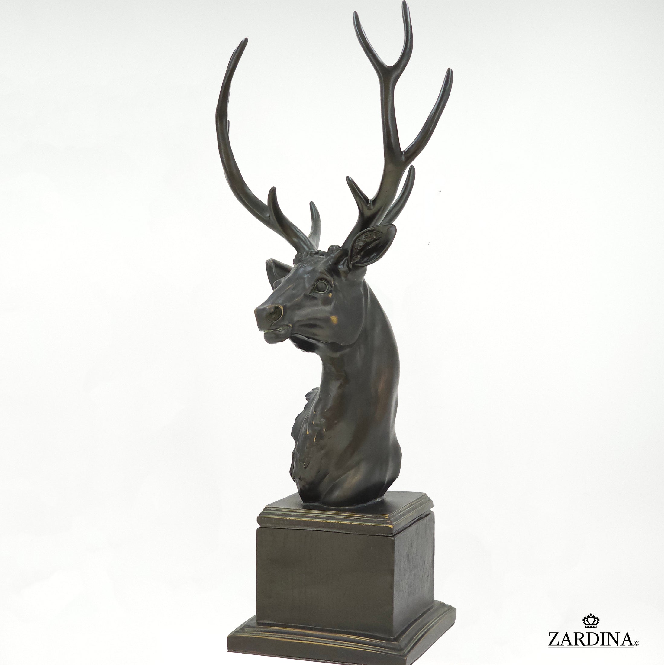 Highland Stag Head Art Sculpture