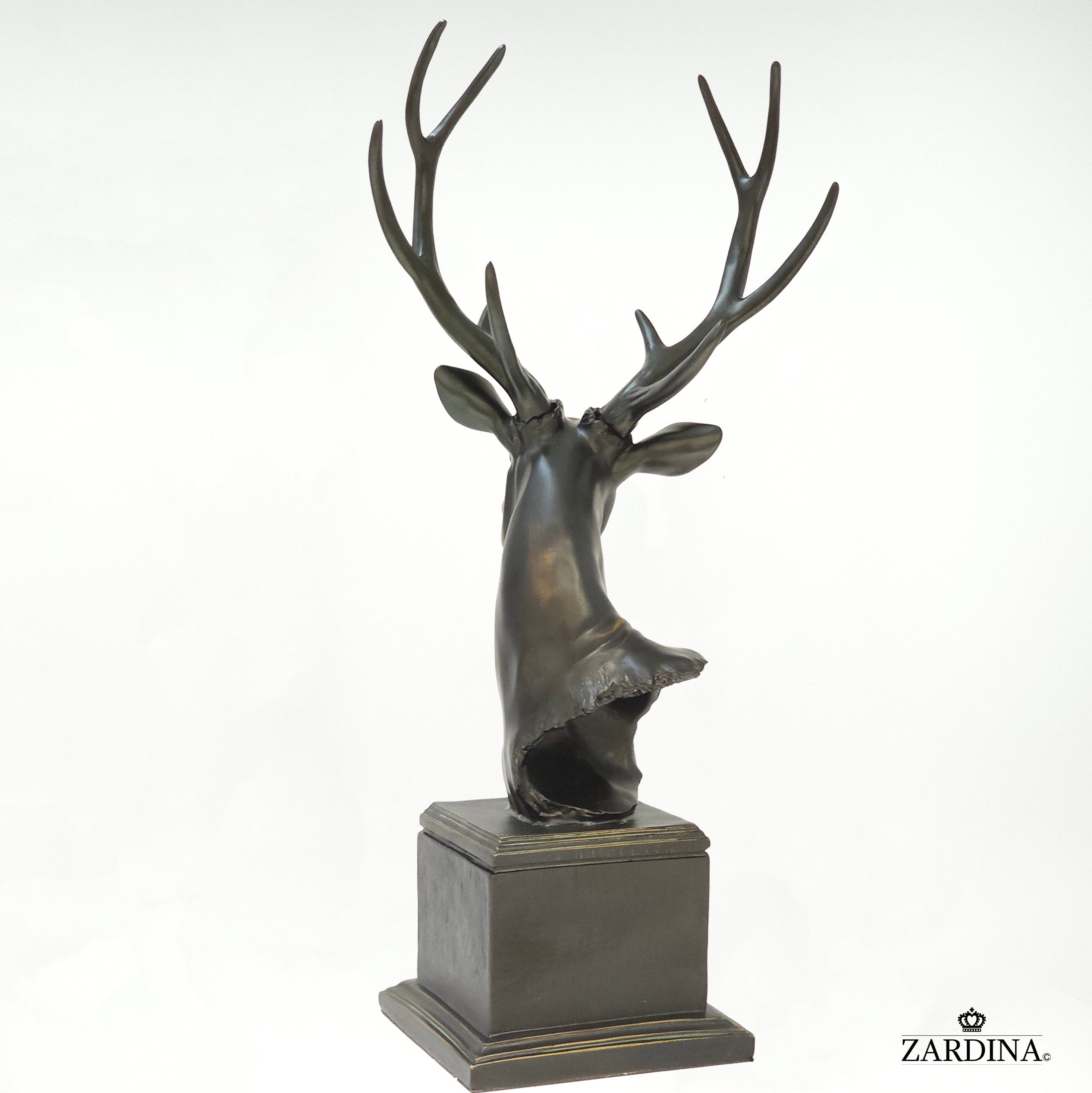 Highland Stag Head Art Sculpture
