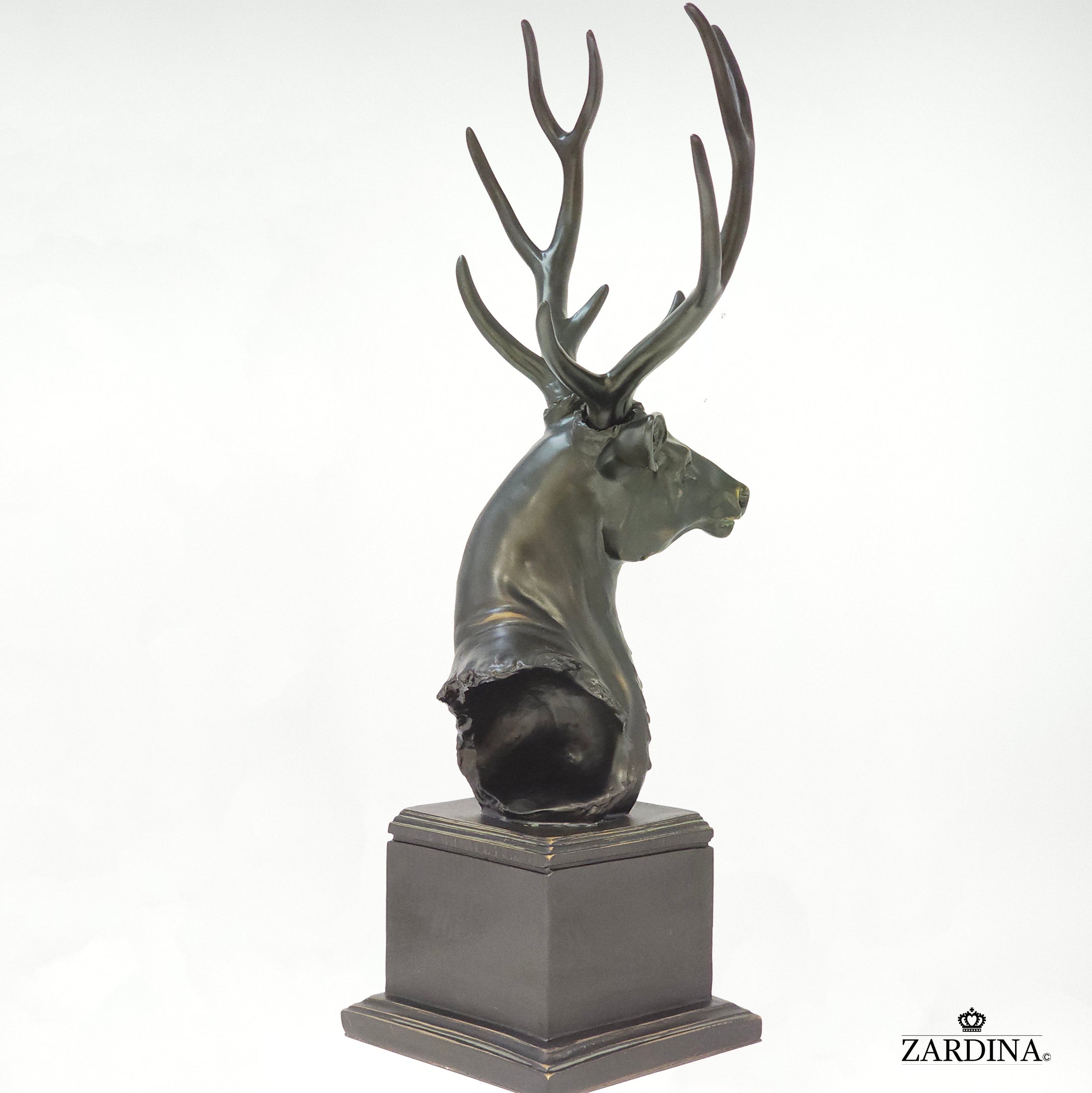 Highland Stag Head Art Sculpture