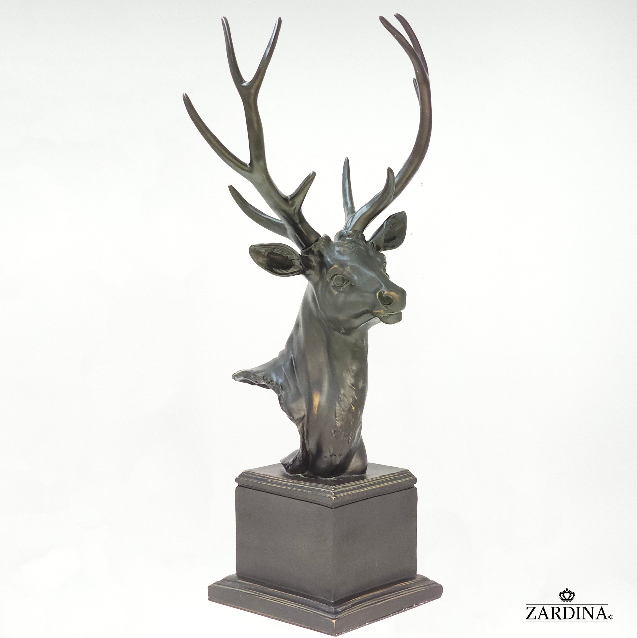 Highland Stag Head Art Sculpture