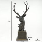 Highland Stag Head Art Sculpture