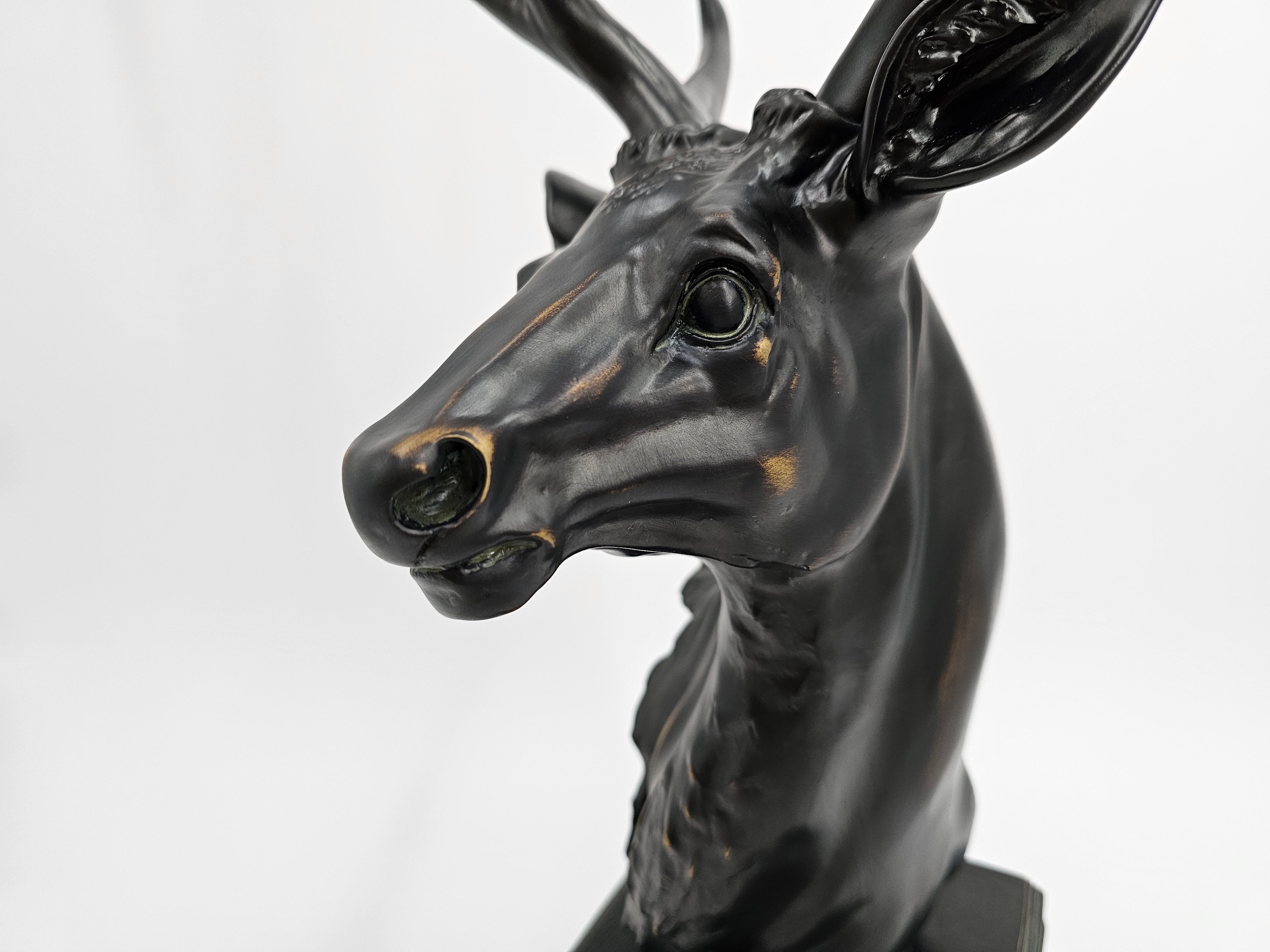 Highland Stag Head Art Sculpture