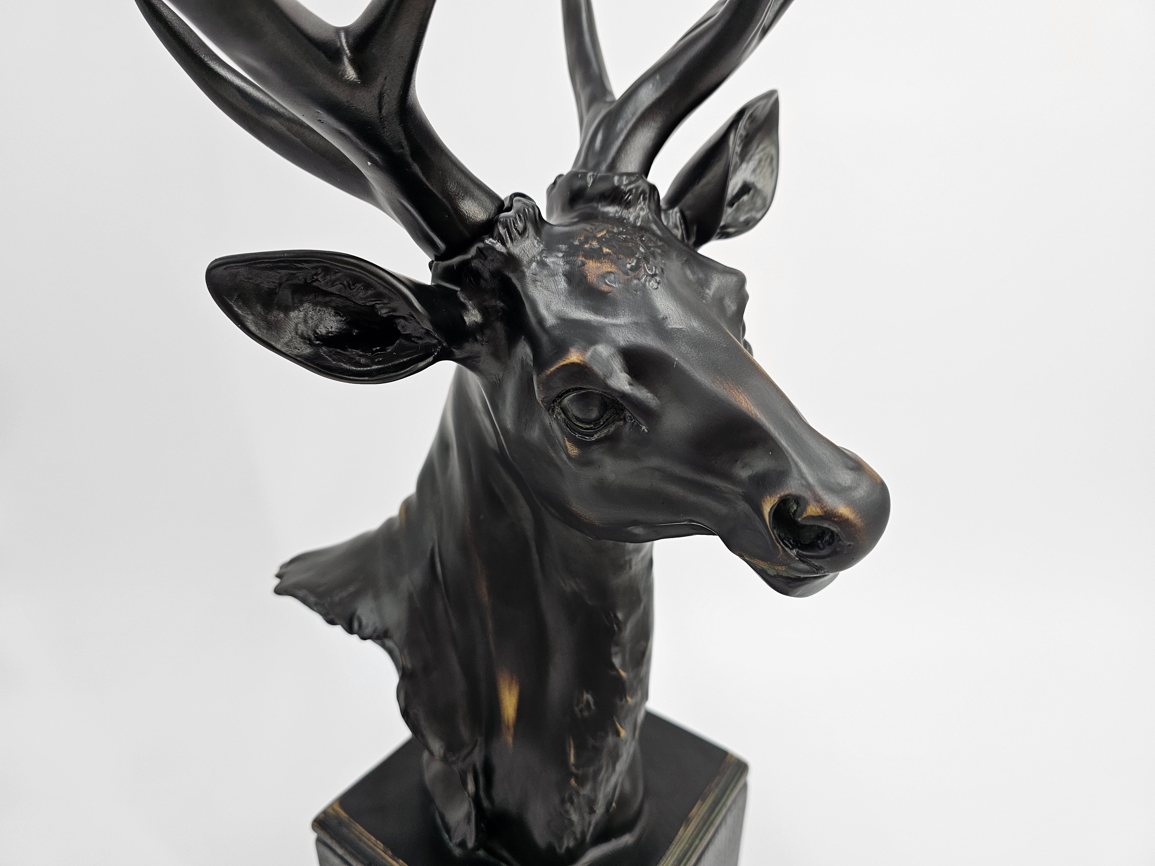 Highland Stag Head Art Sculpture