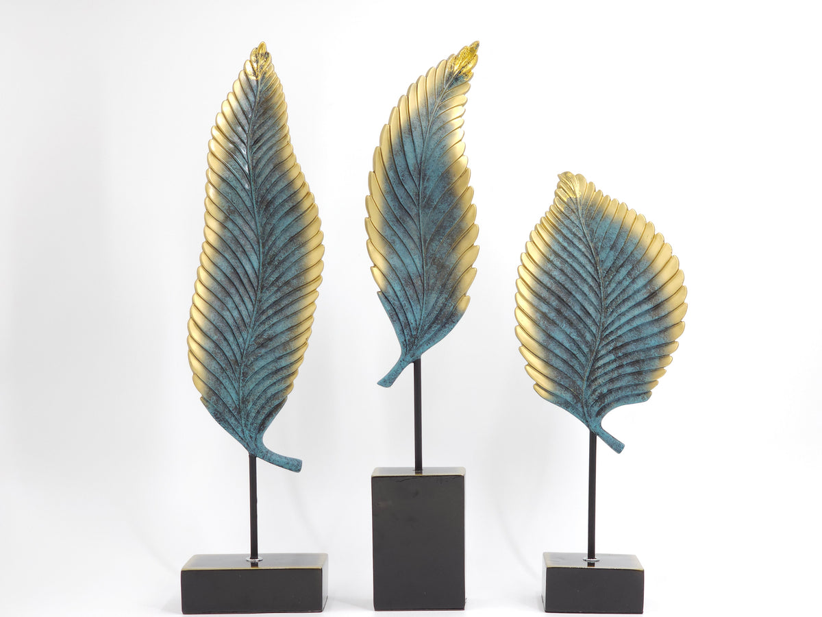 Egyptian Majesty Teal & Gold Palms Set