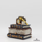 Mini Bookkeeper's Secret Piggy Bank - Art Sculpture