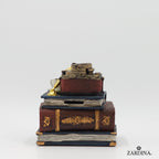 Mini Bookkeeper's Secret Piggy Bank - Art Sculpture