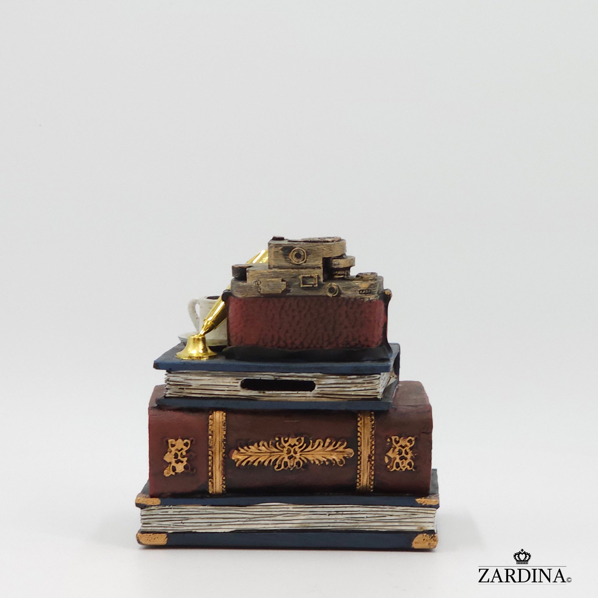 Mini Bookkeeper's Secret Piggy Bank - Art Sculpture