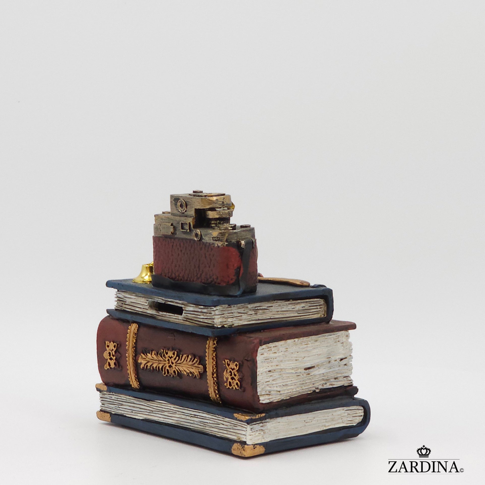 Mini Bookkeeper's Secret Piggy Bank - Art Sculpture