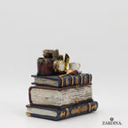 Mini Bookkeeper's Secret Piggy Bank - Art Sculpture