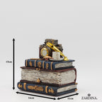 Mini Bookkeeper's Secret Piggy Bank - Art Sculpture