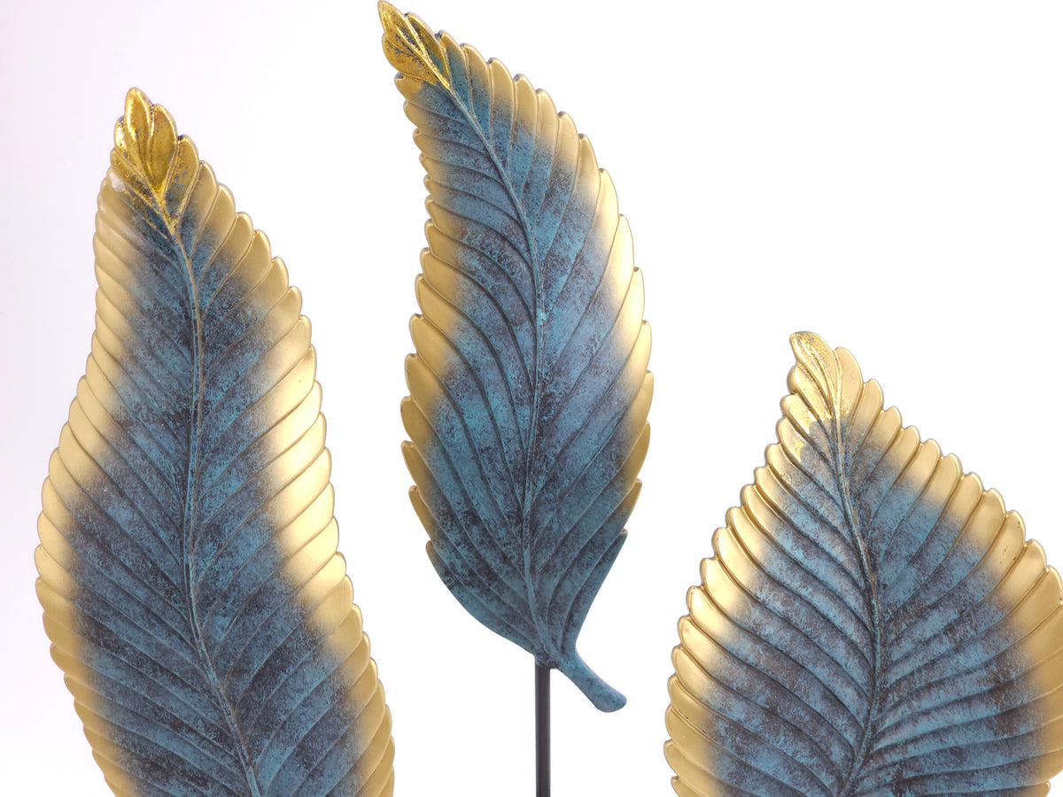 Egyptian Majesty Teal & Gold Palms Set