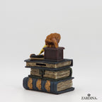 Mini Bookkeeper's Secret Piggy Bank - Art Sculpture