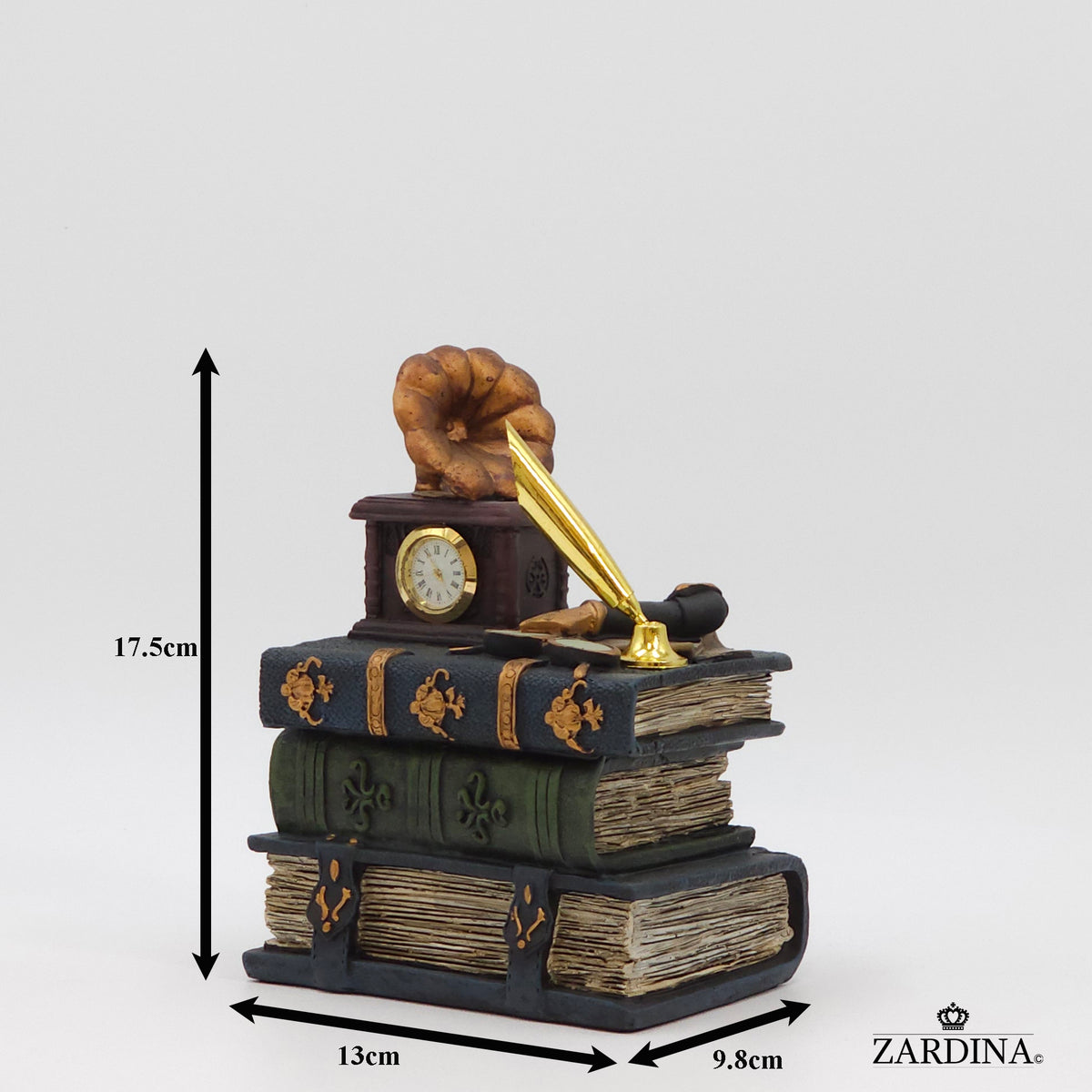 Mini Bookkeeper's Secret Piggy Bank - Art Sculpture