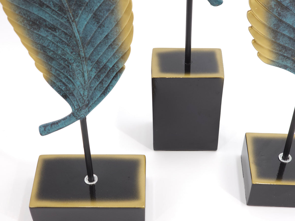 Egyptian Majesty Teal & Gold Palms Set